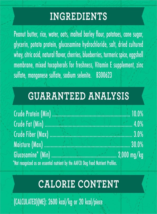 Zuke's Zuke’s Hip and Joint Support Dog Treats for Adult Dogs, Senior Dog Treats Made with Real Peanut Butter and Oats, 6 oz. Resealable Pouch​ - 6 oz. Bag - Image 5